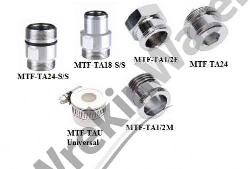Tap adaptors, MTF-TAU, MTF-TA24-S/S, MTF-TA18-S/S, MTF-TA1/2F, 
